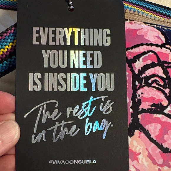 Gorgeous Everleigh Consuela Vibrant Floral Downtown Crossbody Bag - Picture 7 of 7